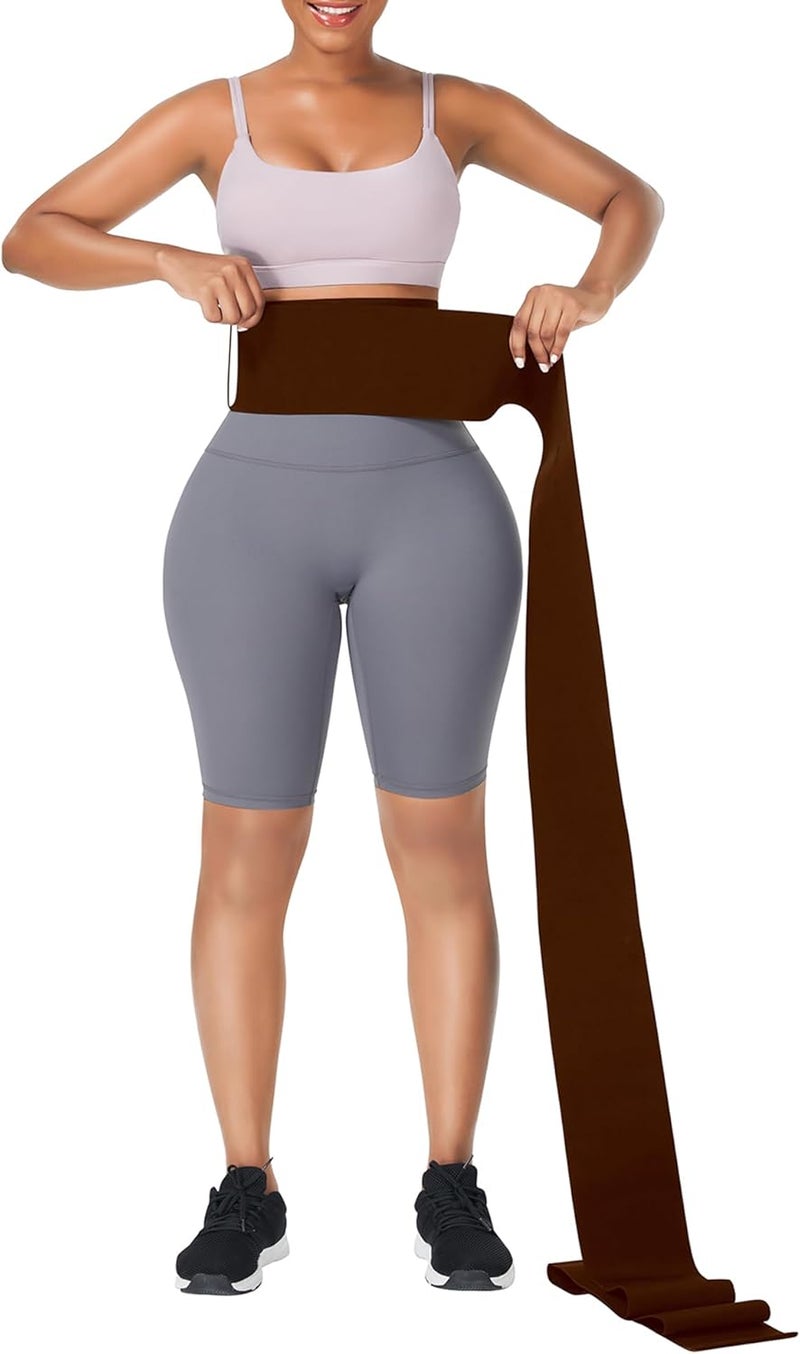 FeelinGirl Waist Trainer for Women Bandage Wrap Trimmer Belt Long Torso Tummy Wraps Belly Body Shaper Waist Trimmer Belt - Image 1